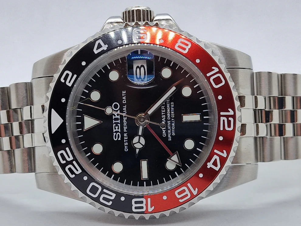 COKE STEEL Jubilee Seiko Mod GMTEIKO