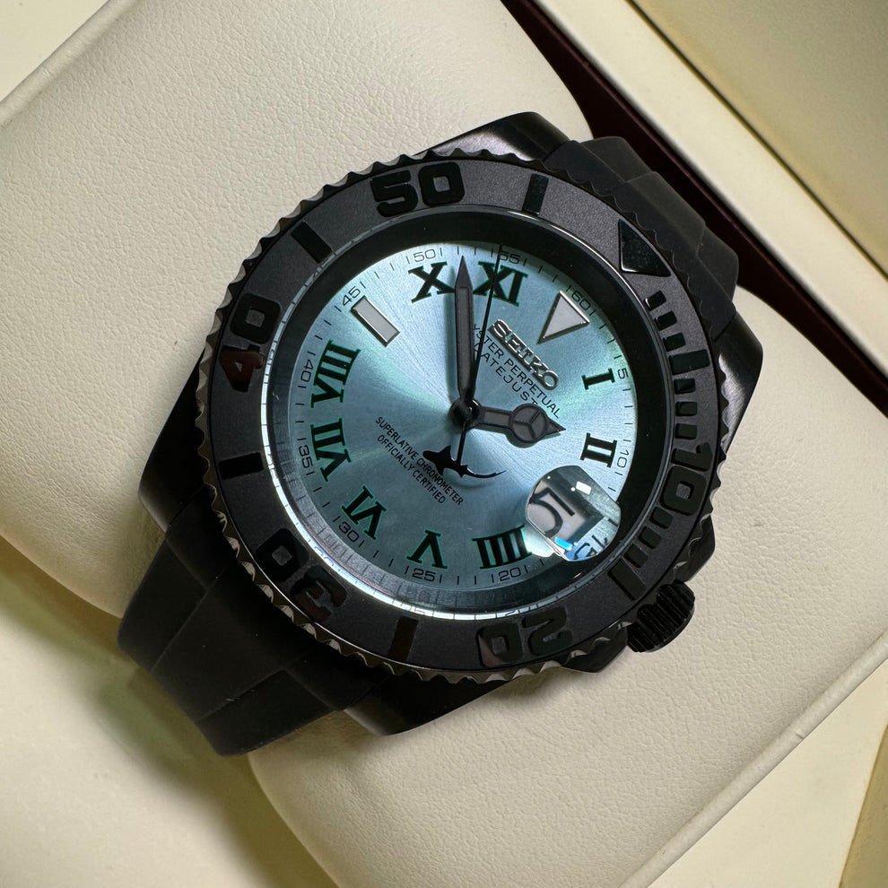 Cadran arabe gris, acier, automatique – Édition Seikmod Lux | Verre saphir | Acier 316L