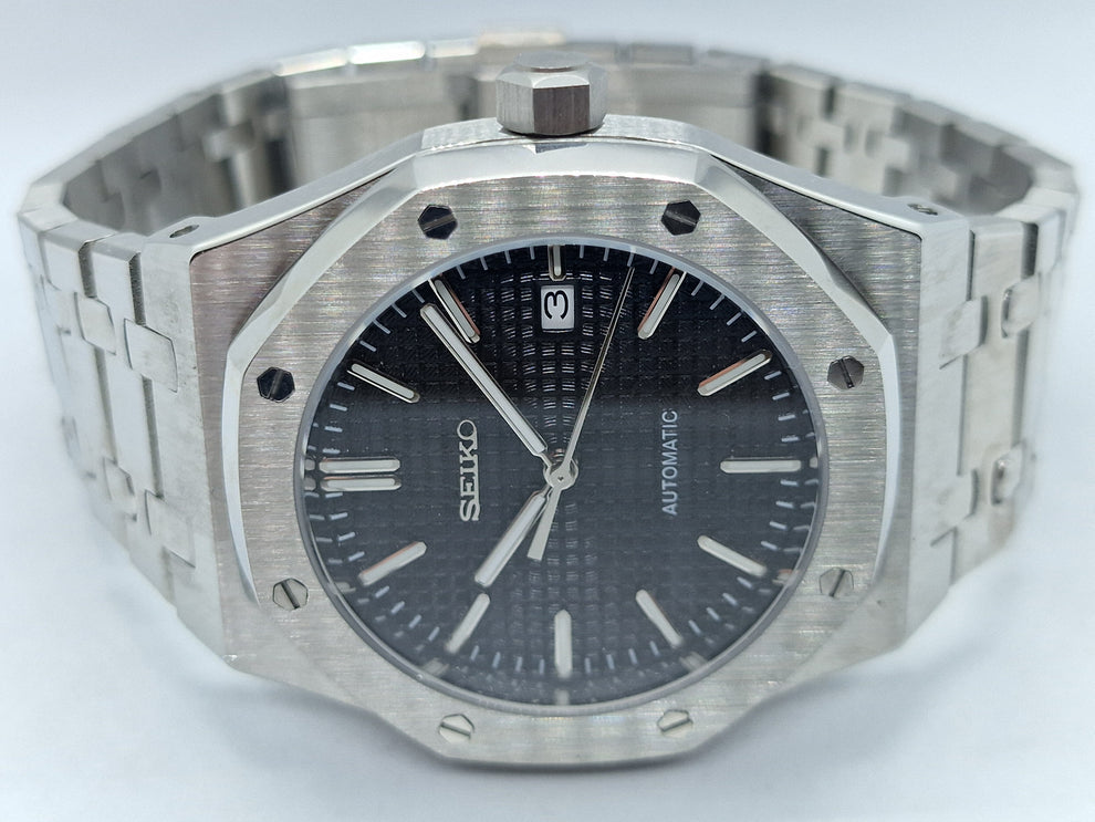 STEEL BLACK SEIKO MOD ROYAL SEIKOAK