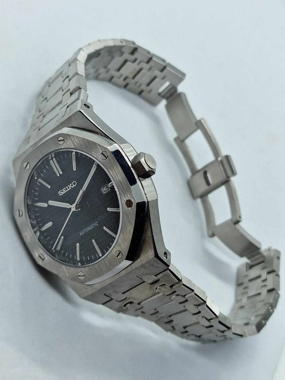 STEEL BLACK SEIKO MOD ROYAL SEIKOAK