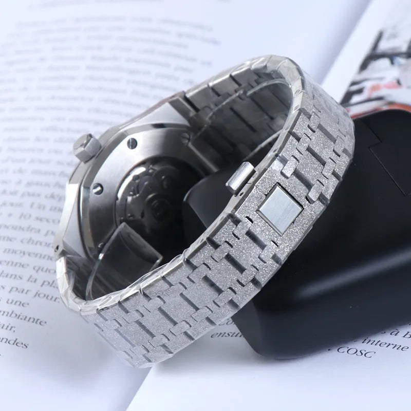 WHITE FROSTED SEIKO MOD ROYAL SEIKOAK