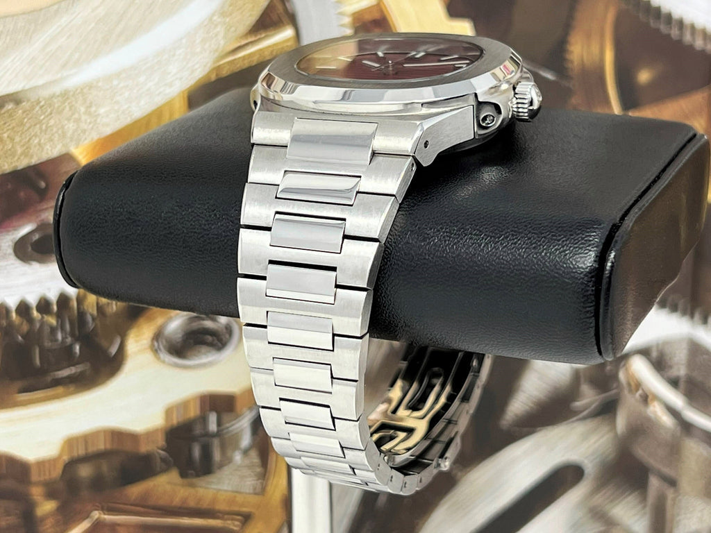 Cadran arabe gris, acier, automatique – Édition Seikmod Lux | Verre saphir | Acier 316L