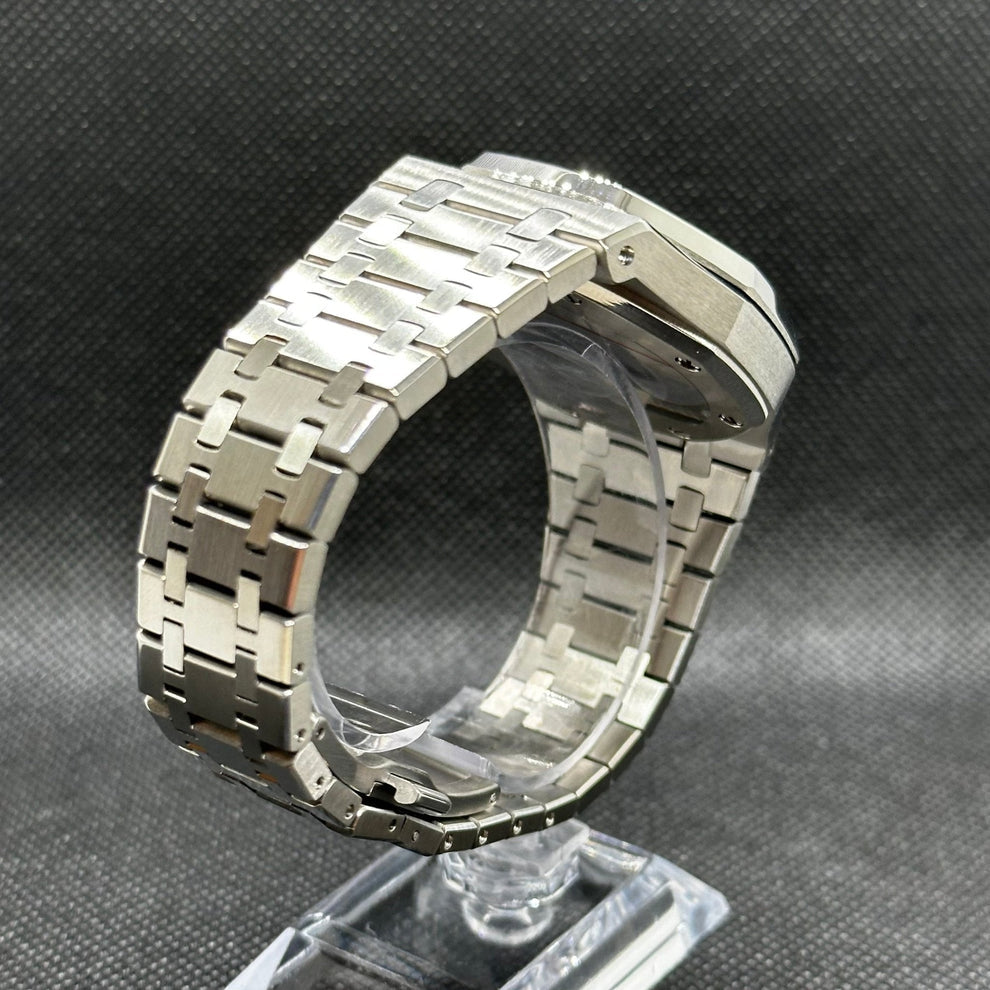 STEEL GREEN CHRONOGRAPH SEIKO MOD ROYAL SEIKOAK