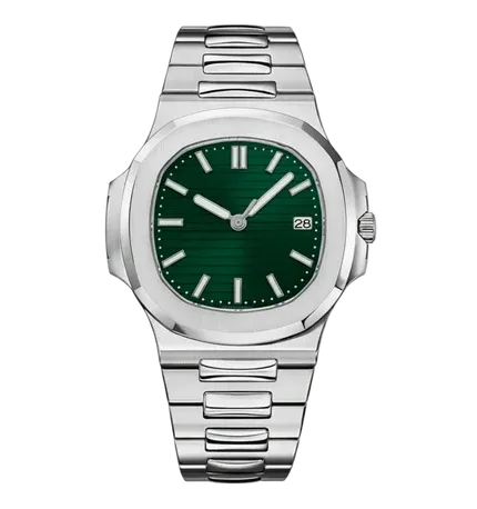 STEEL GREEN CLASSIC DIAL Seiko Mod NAUTIKO