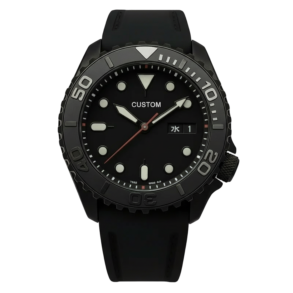 Cadran arabe gris, acier, automatique – Édition Seikmod Lux | Verre saphir | Acier 316L