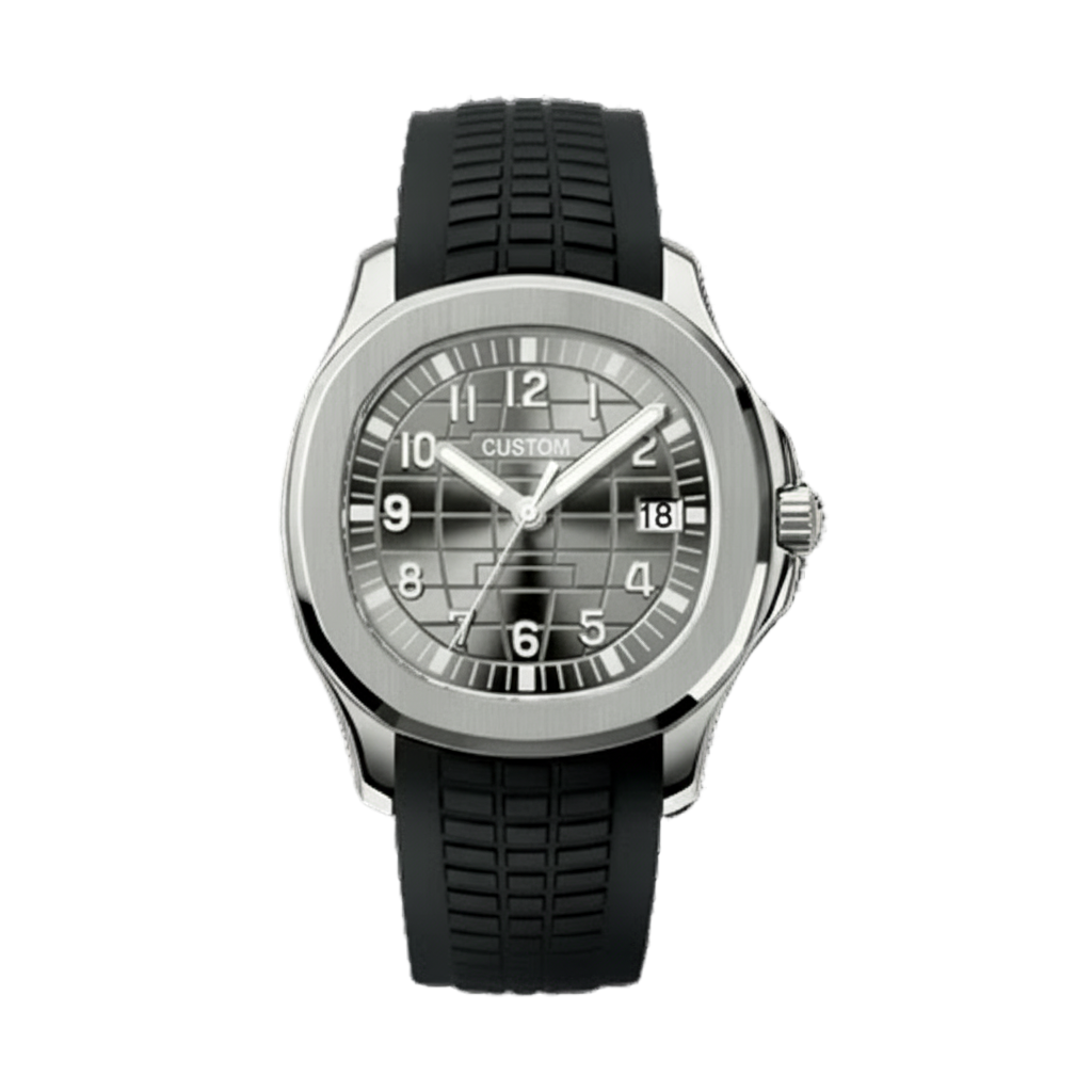 Cadran arabe gris, acier, automatique – Édition Seikmod Lux | Verre saphir | Acier 316L