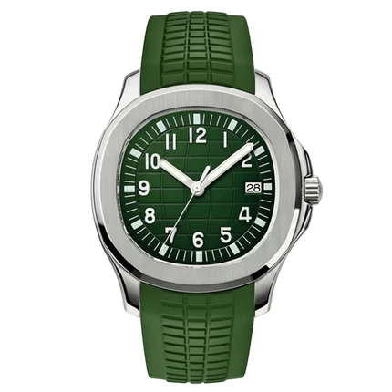 ساعة سيكمود لوكس إيديشن، مينا عربية رمادية، أوتوماتيكية من الفولاذ | كريستال ياقوتي | فولاذ 316L