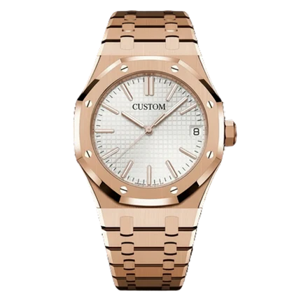 ROSE GOLD WHITE SEIKO MOD ROYAL SEIKOAK