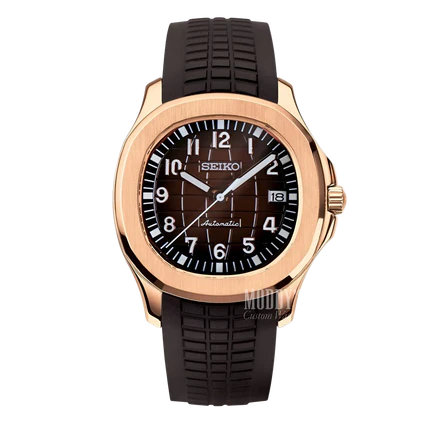 ساعة سيكمود لوكس إيديشن، مينا عربية رمادية، أوتوماتيكية من الفولاذ | كريستال ياقوتي | فولاذ 316L