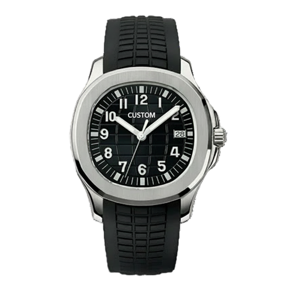 Cadran arabe gris, acier, automatique – Édition Seikmod Lux | Verre saphir | Acier 316L