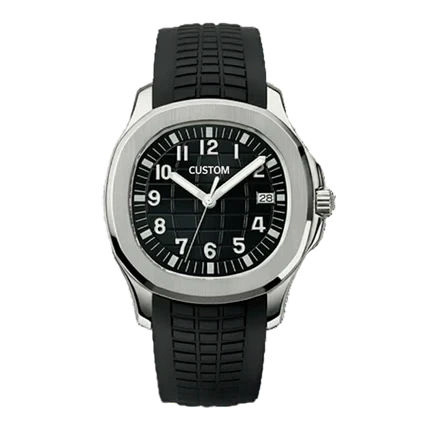 Cadran arabe gris, acier, automatique – Édition Seikmod Lux | Verre saphir | Acier 316L