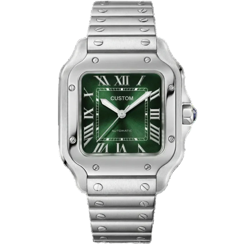 ساعة سيكمود لوكس إيديشن، مينا عربية رمادية، أوتوماتيكية من الفولاذ | كريستال ياقوتي | فولاذ 316L