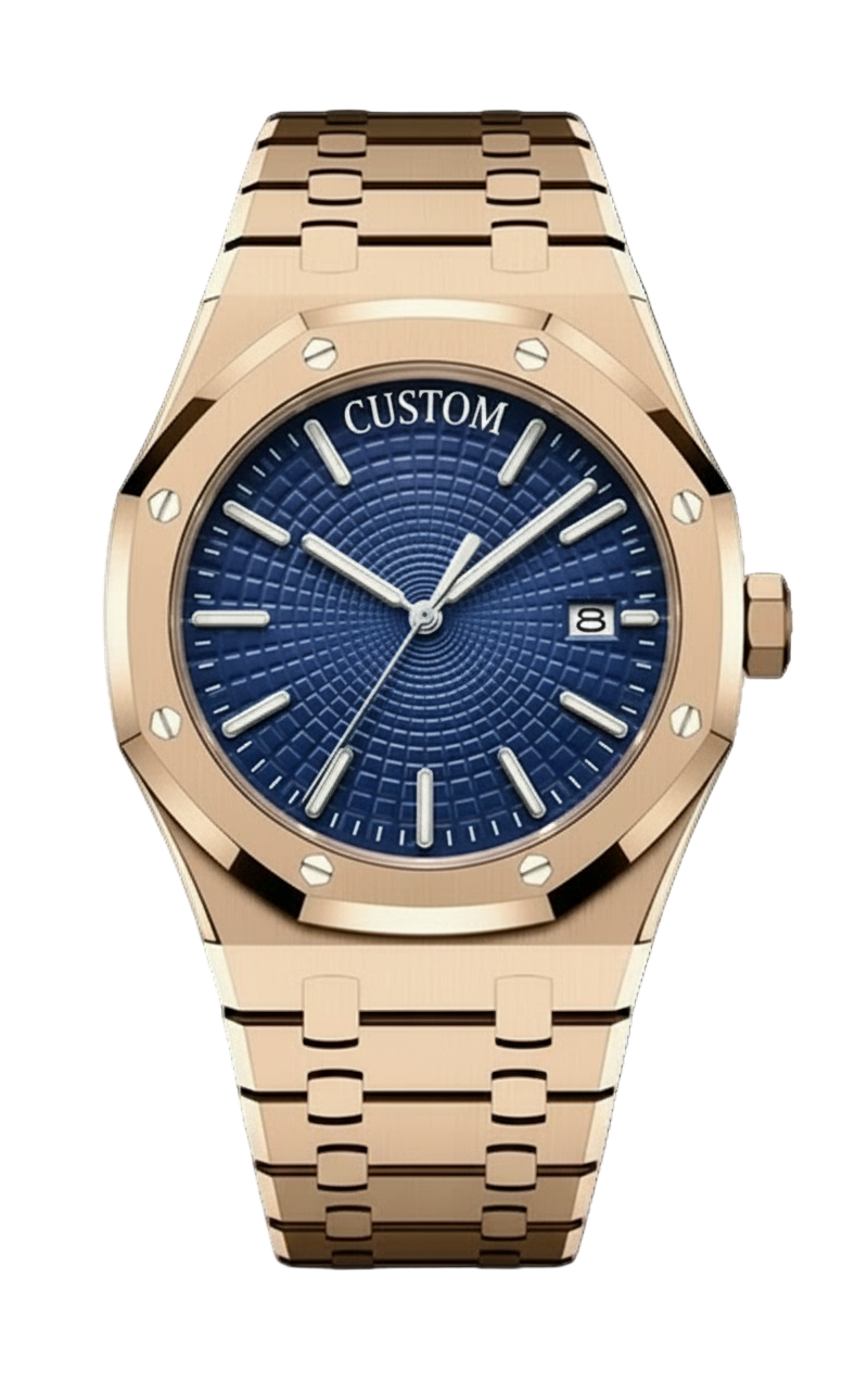 ROSE GOLD NAVY SEIKO MOD ROYAL SEIKOAK