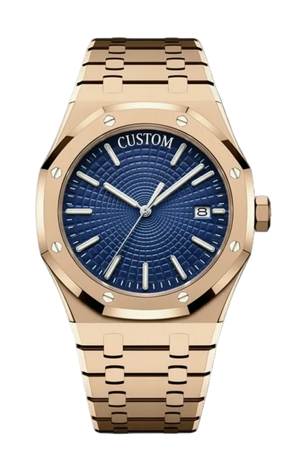 ROSE GOLD NAVY SEIKO MOD ROYAL SEIKOAK