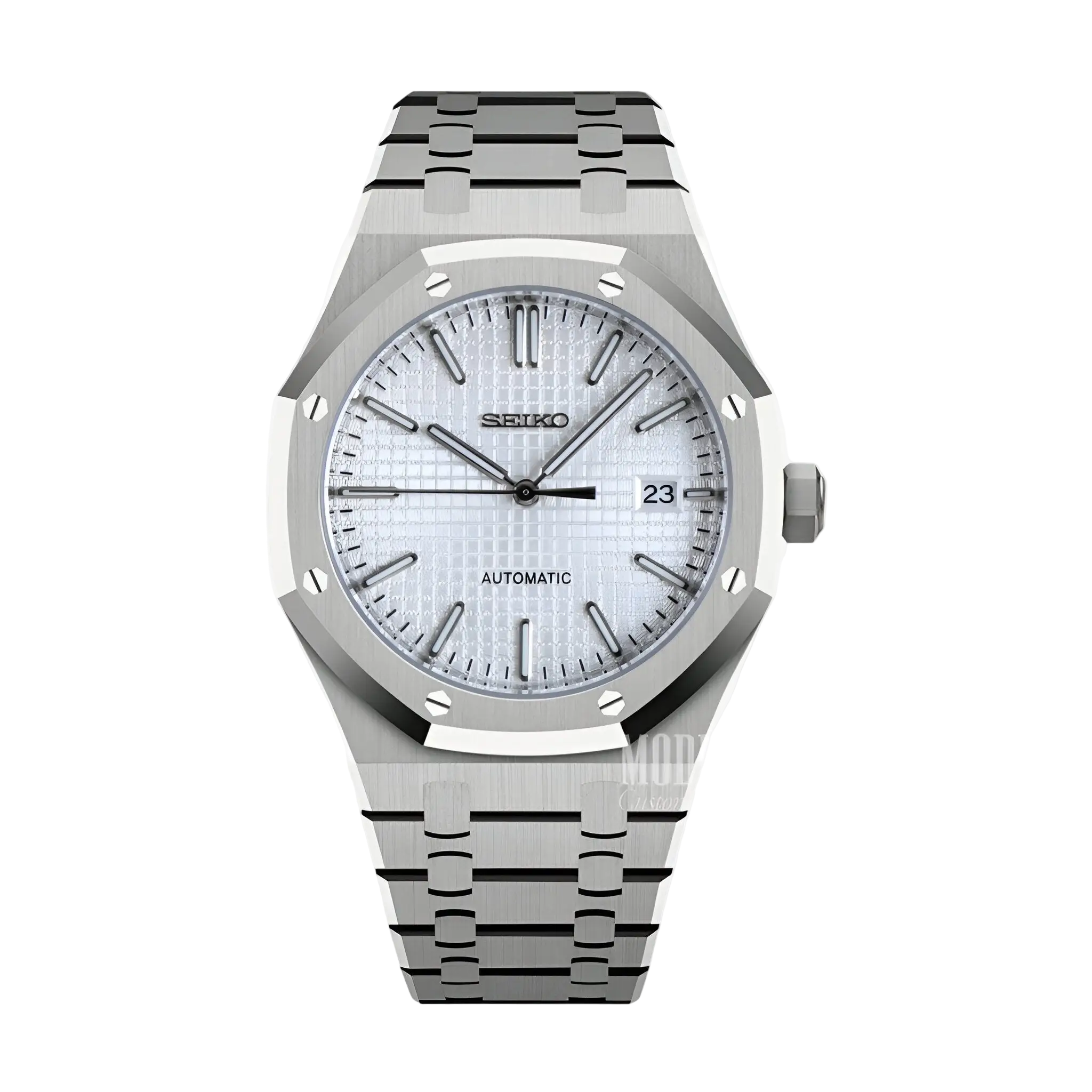 WHITE FROSTED SEIKO MOD ROYAL SEIKOAK