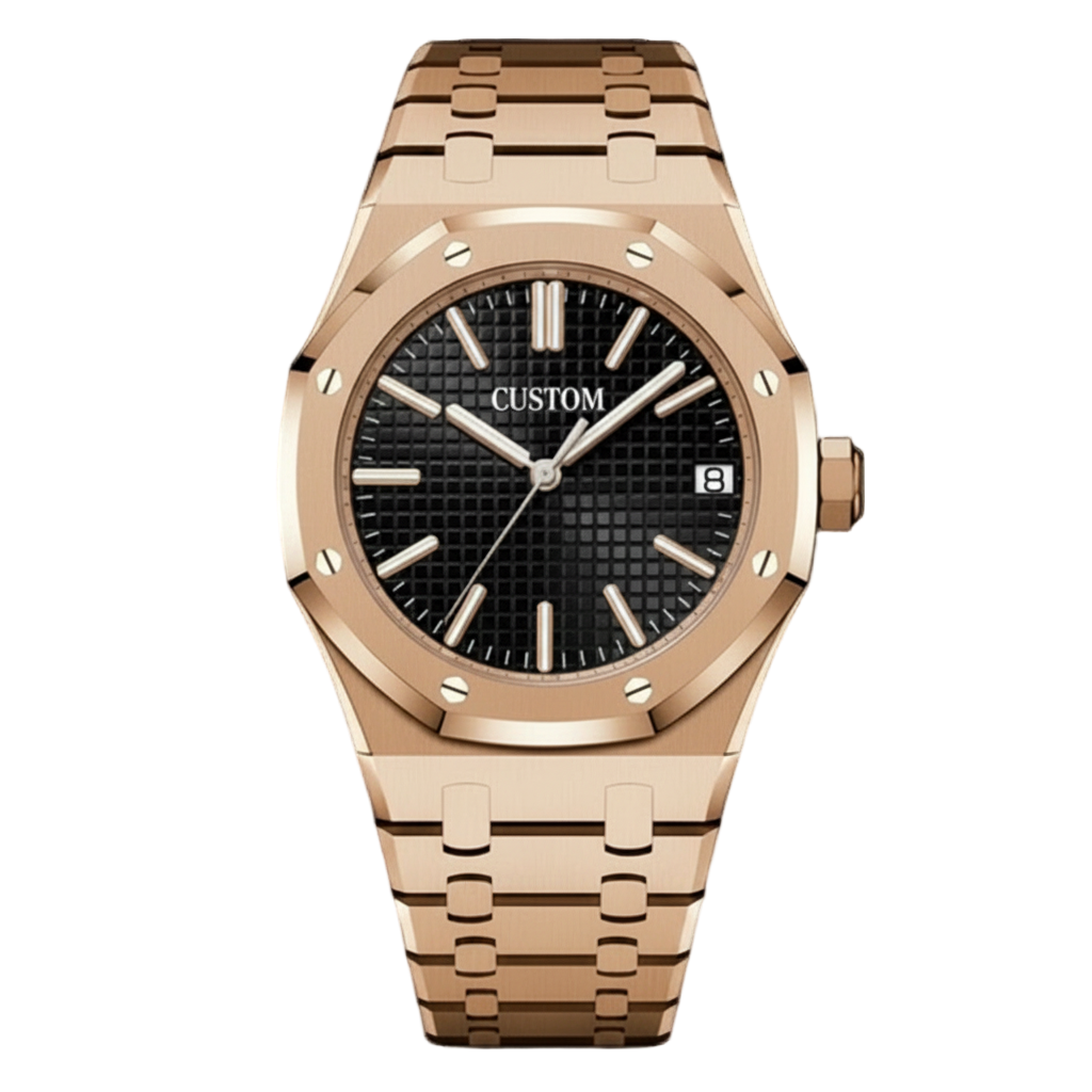 ROSE GOLD BLACK SEIKO MOD ROYAL SEIKOAK