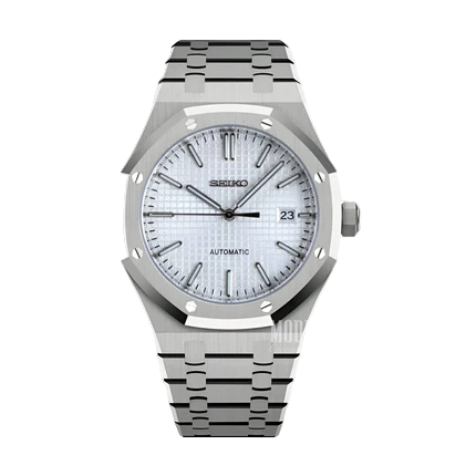WHITE FROSTED SEIKO MOD ROYAL SEIKOAK