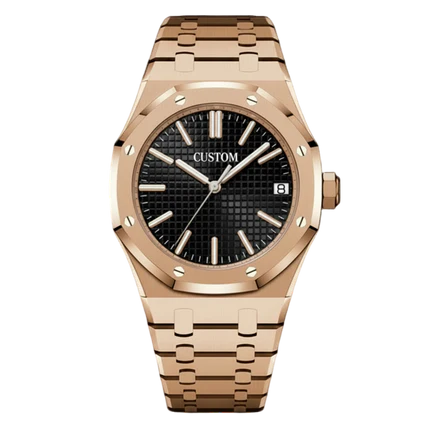 ROSE GOLD BLACK SEIKO MOD ROYAL SEIKOAK