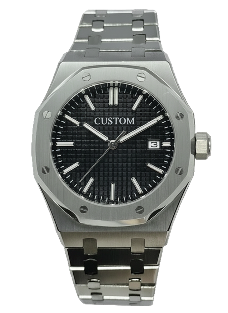 STEEL BLACK SEIKO MOD ROYAL SEIKOAK