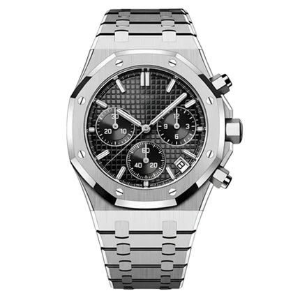 كرونوغراف فولاذي أسود من سيكو مود رويال سيكو أوك