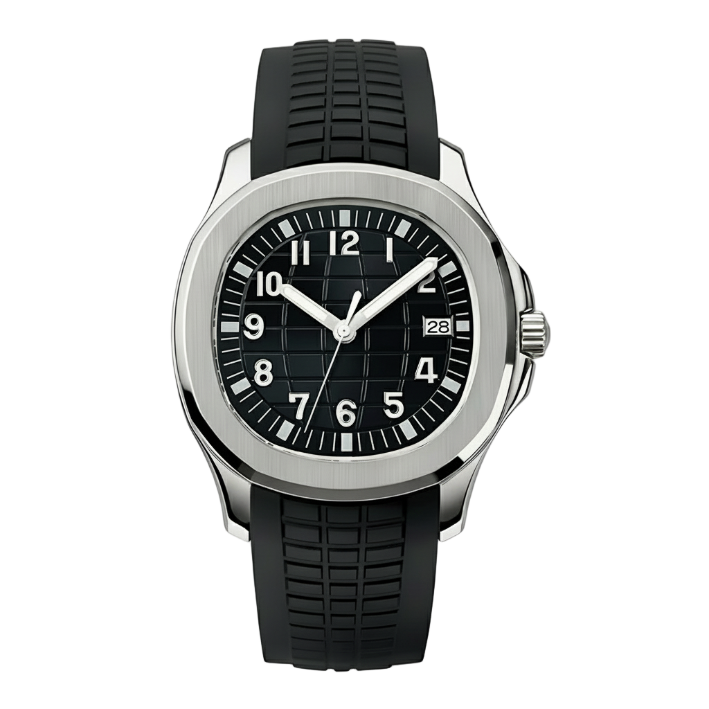 Cadran arabe gris, acier, automatique – Édition Seikmod Lux | Verre saphir | Acier 316L