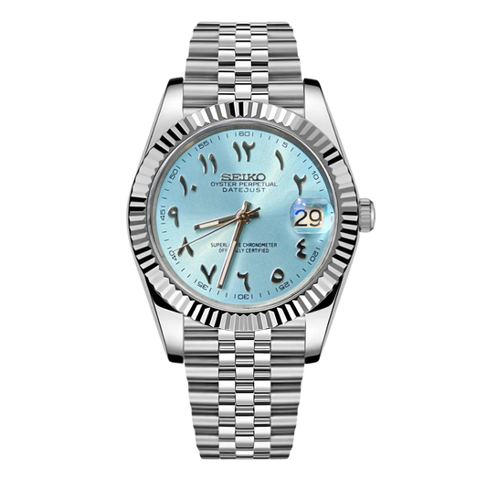 ICEBLUE ARABIC DIAL STEEL SEIKJUST