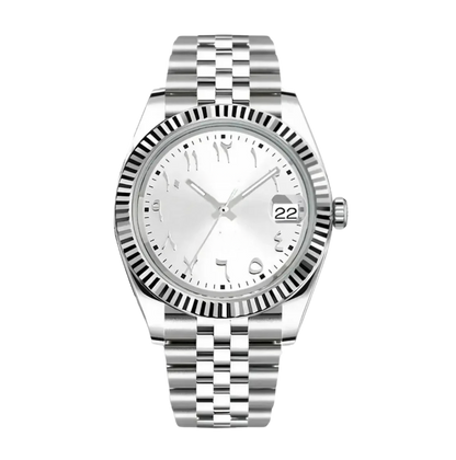 WHITE ARABIC DIAL STEEL SEIKJUST