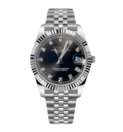 BLACK DIAMOND DIAL STEEL SEIKJUST
