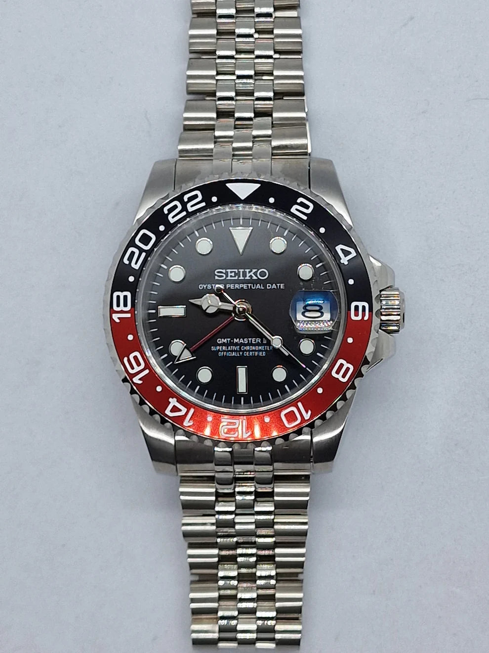 COKE STEEL Jubilee Seiko Mod GMTEIKO