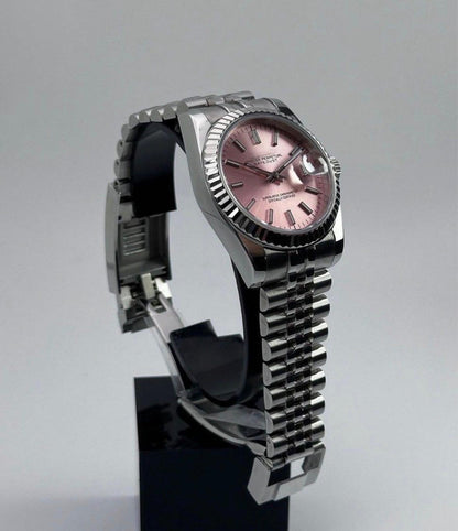 PINK Classic Dial Steel Automatic