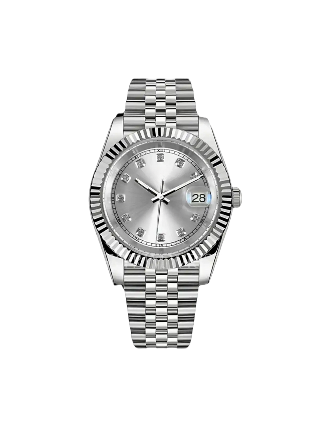 GREY DIAMOND DIAL STEEL SEIKJUST