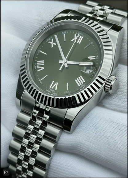 OLIVE ROMAN DIAL STEEL SEIKJUST
