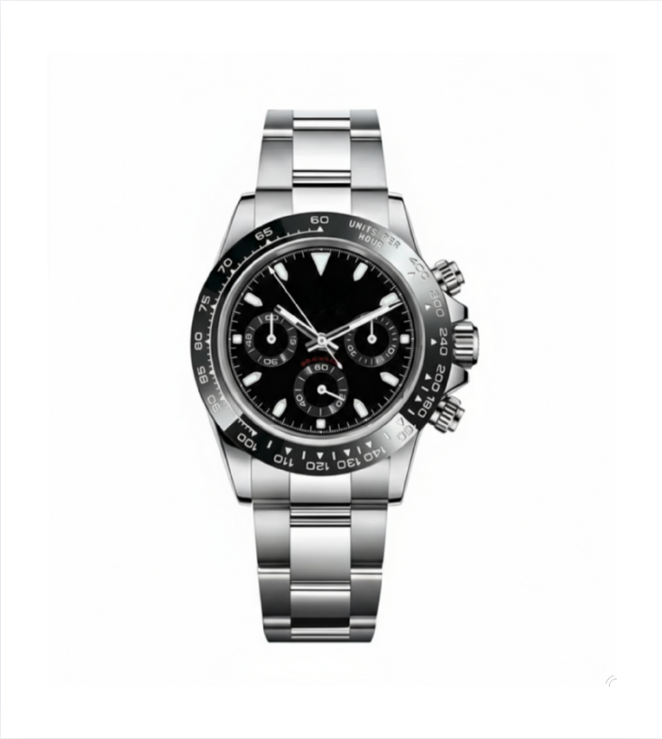 BLACK RACING CLASSIC DIAL STEEL OYSTER ST