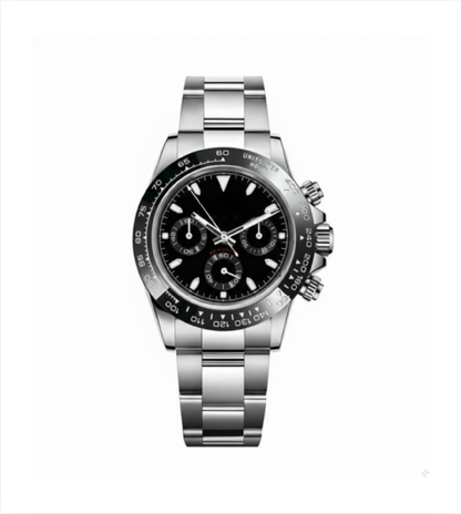 BLACK RACING CLASSIC DIAL STEEL OYSTER ST