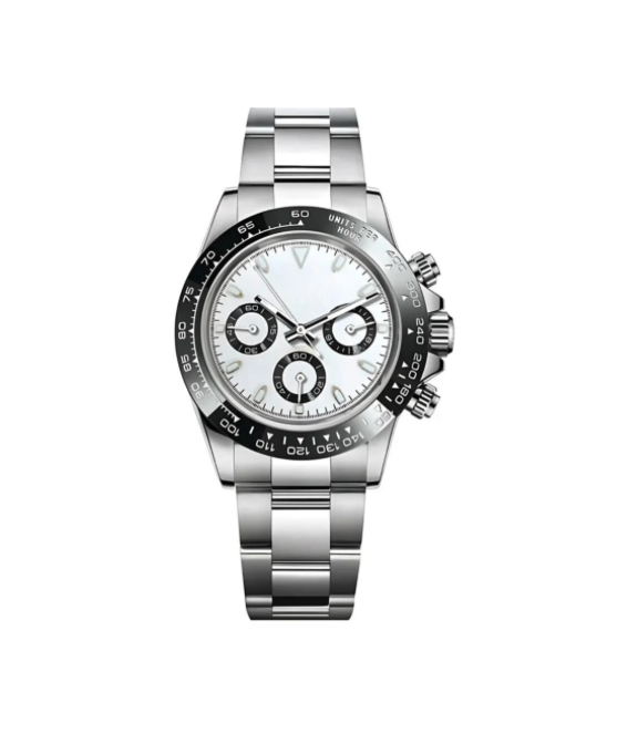 WHITE PANDA CLASSIC DIAL STEEL OYSTER ST