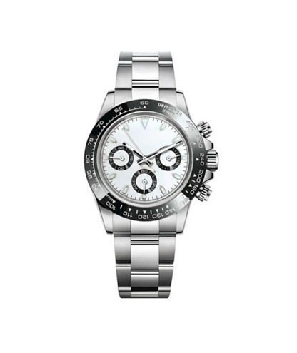 WHITE PANDA CLASSIC DIAL STEEL OYSTER ST