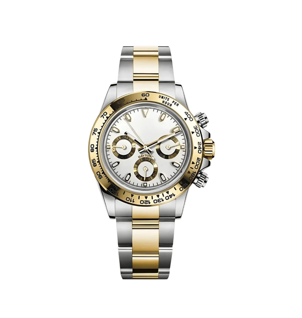 WHITE CLASSIC DIAL DOLD / STEEL OYSTER SEIKTONA