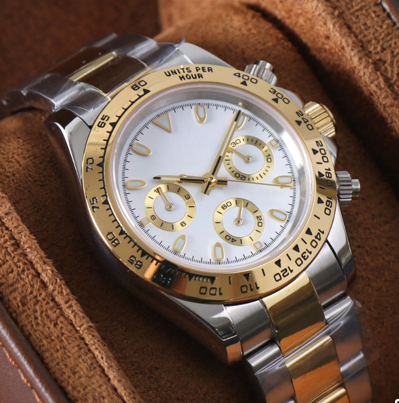 WHITE CLASSIC DIAL DOLD / STEEL OYSTER SEIKTONA