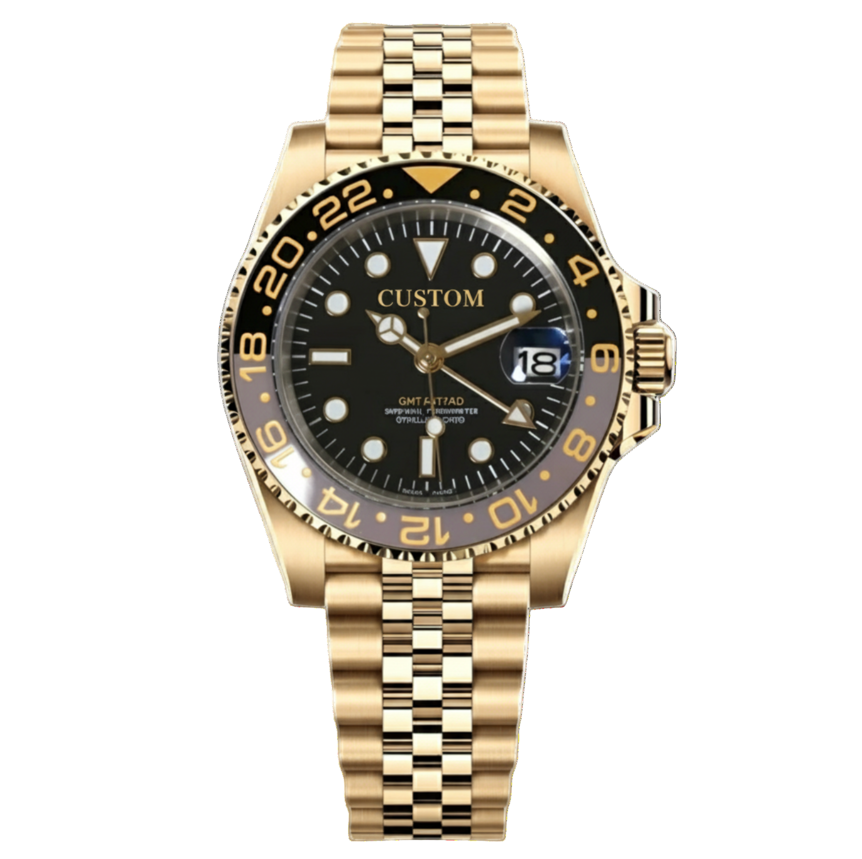 Cadran arabe gris, acier, automatique – Édition Seikmod Lux ​​| Verre saphir | Acier 316L 