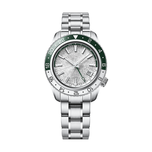 Seikmod GMTEIKO Green Frost GMT Automatic | Sapphire Crystal 316L Steel