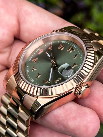 OLIVE ARABIC DIAL ROSEGOLD SEIKJUST