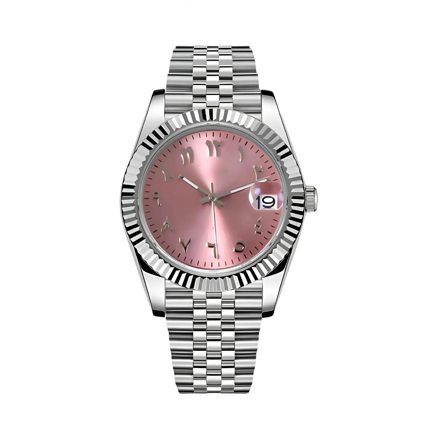 PINK ARABIC DIAL STEEL SEIKJUST