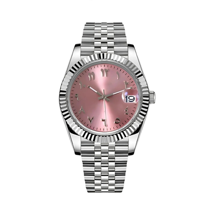 PINK ARABIC DIAL STEEL SEIKJUST