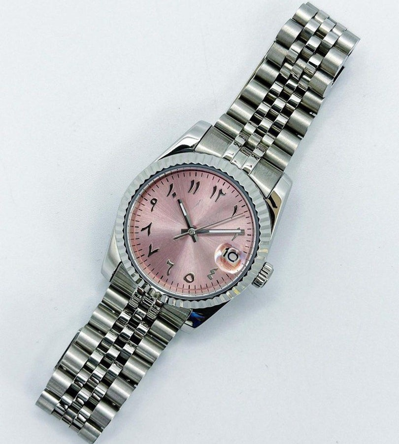 PINK ARABIC DIAL STEEL SEIKJUST