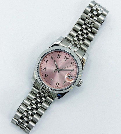 PINK ARABIC DIAL STEEL SEIKJUST