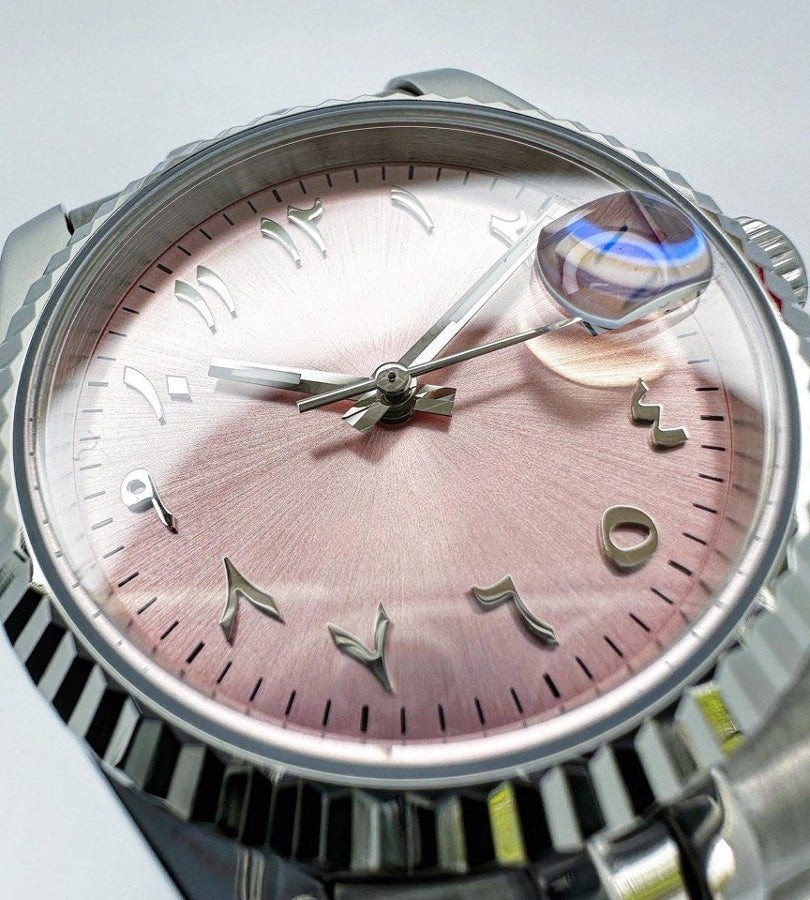 PINK ARABIC DIAL STEEL SEIKJUST