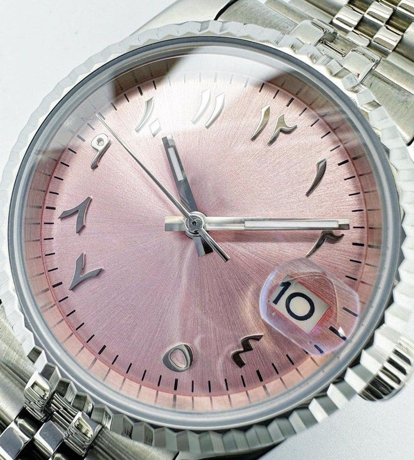 PINK ARABIC DIAL STEEL SEIKJUST