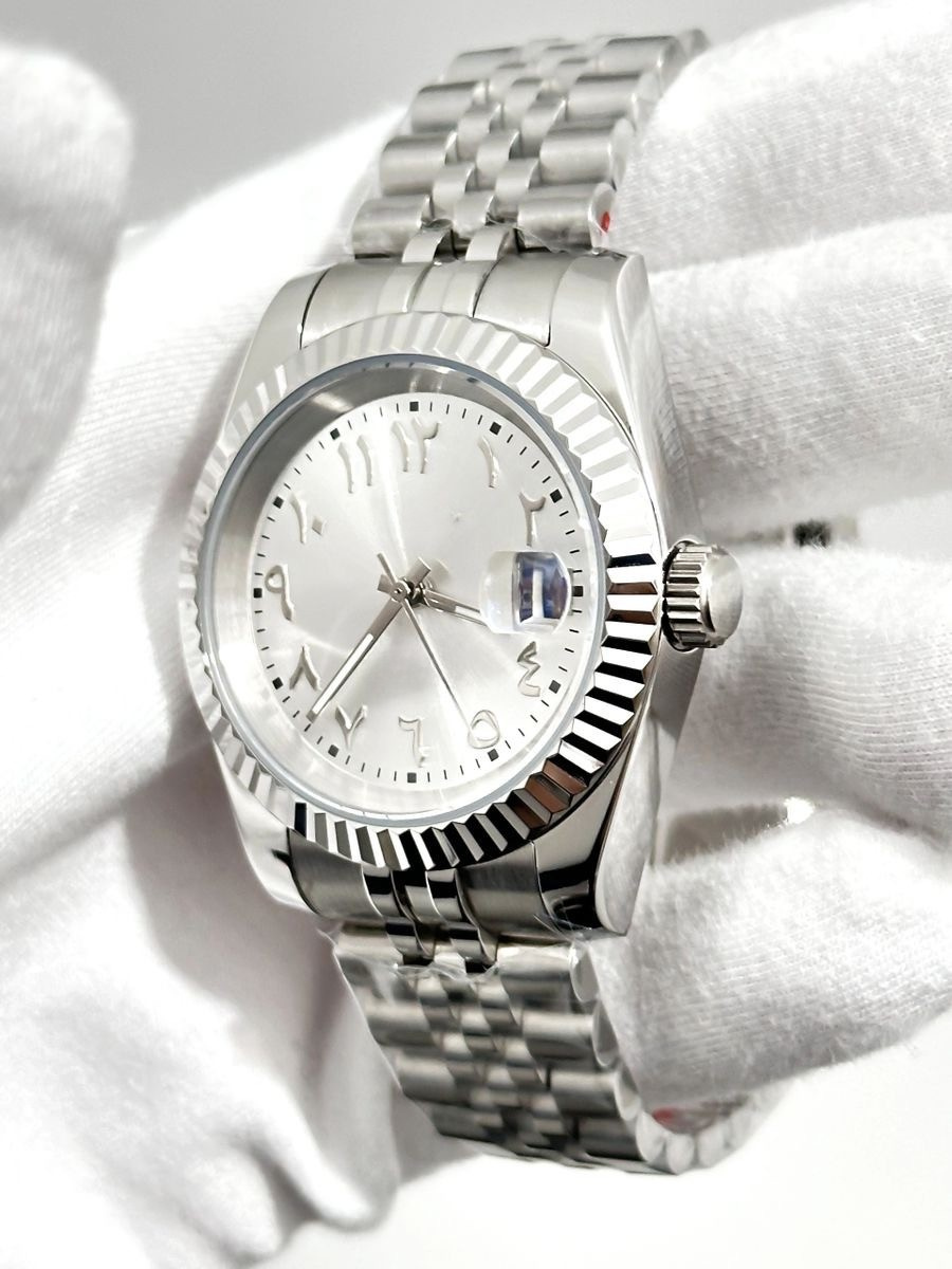WHITE ARABIC DIAL STEEL SEIKJUST