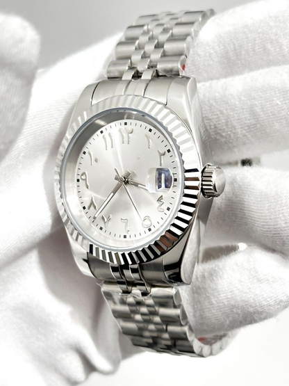 WHITE ARABIC DIAL STEEL SEIKJUST