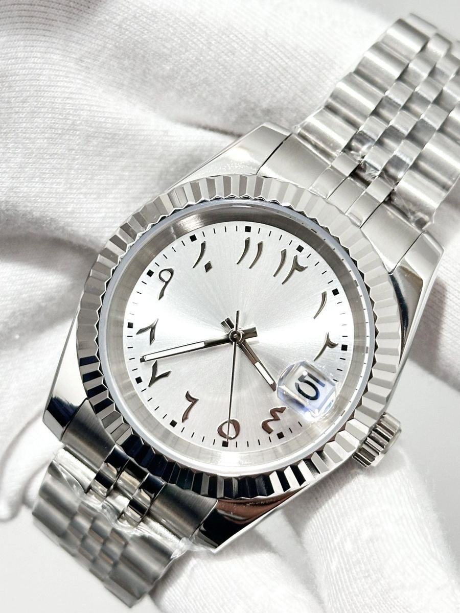 WHITE ARABIC DIAL STEEL SEIKJUST